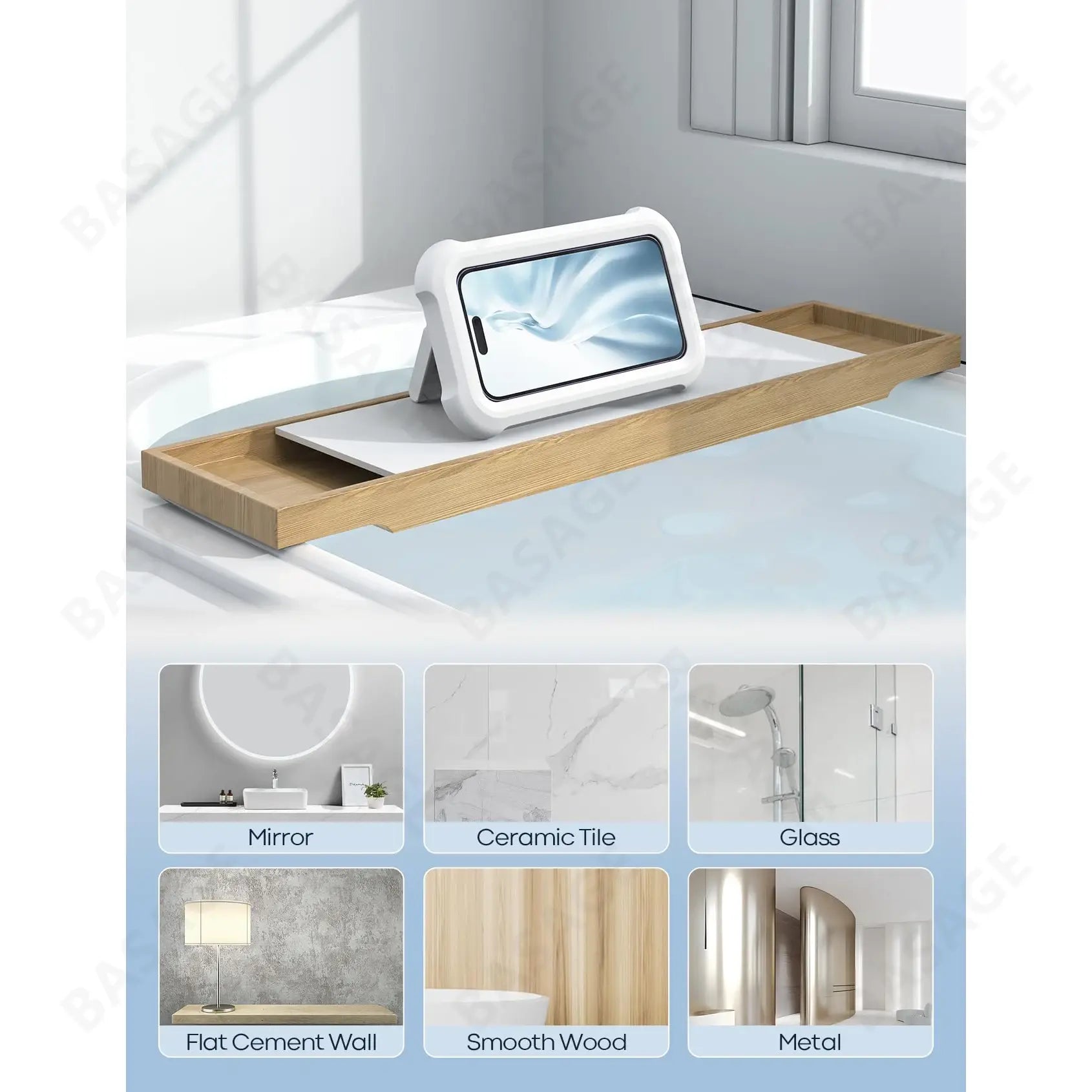 Waterproof Shower Phone Holder
