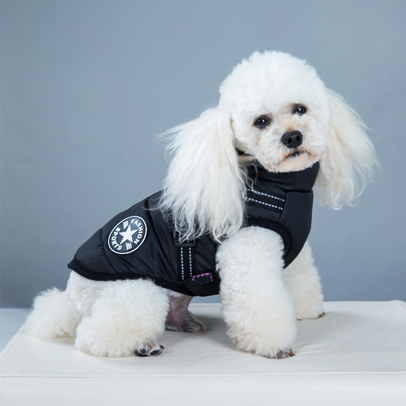 New-pet-clothes-dog-vest-dog-dog-clothes-pet-one-vest-teddy-bichon-clo