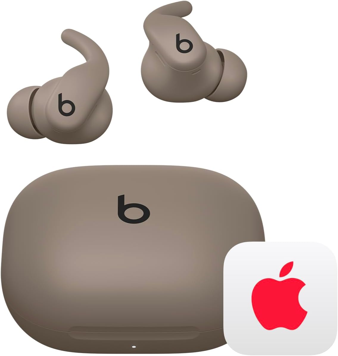 Beats - Powerbeats Fit - Wireless Noise-Cancelling Workout Earbuds with Ultimate Secure Fit, IPX4, Up to 30H of Battery Life & Charging case, Compatible with Apple & Android - Spark Orange