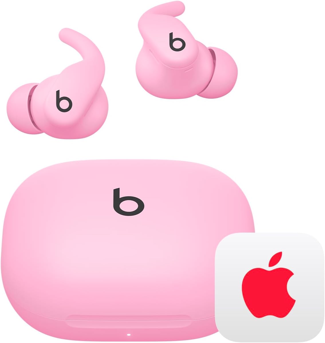 Beats - Powerbeats Fit - Wireless Noise-Cancelling Workout Earbuds with Ultimate Secure Fit, IPX4, Up to 30H of Battery Life & Charging case, Compatible with Apple & Android - Spark Orange