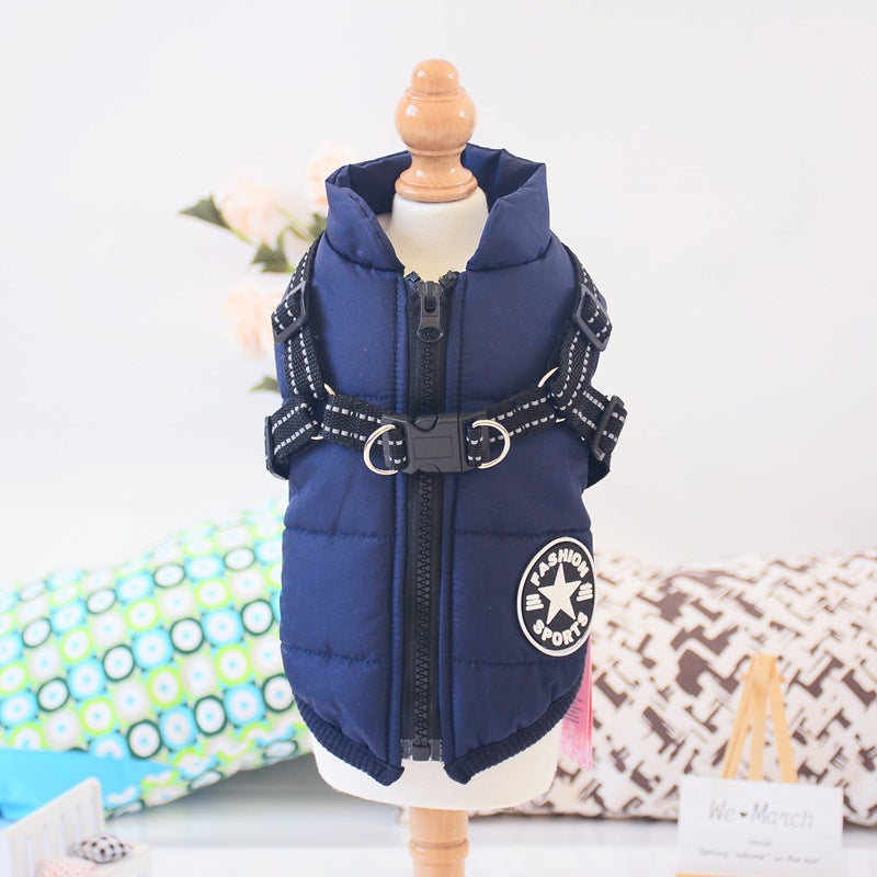 New-pet-clothes-dog-vest-dog-dog-clothes-pet-one-vest-teddy-bichon-clo