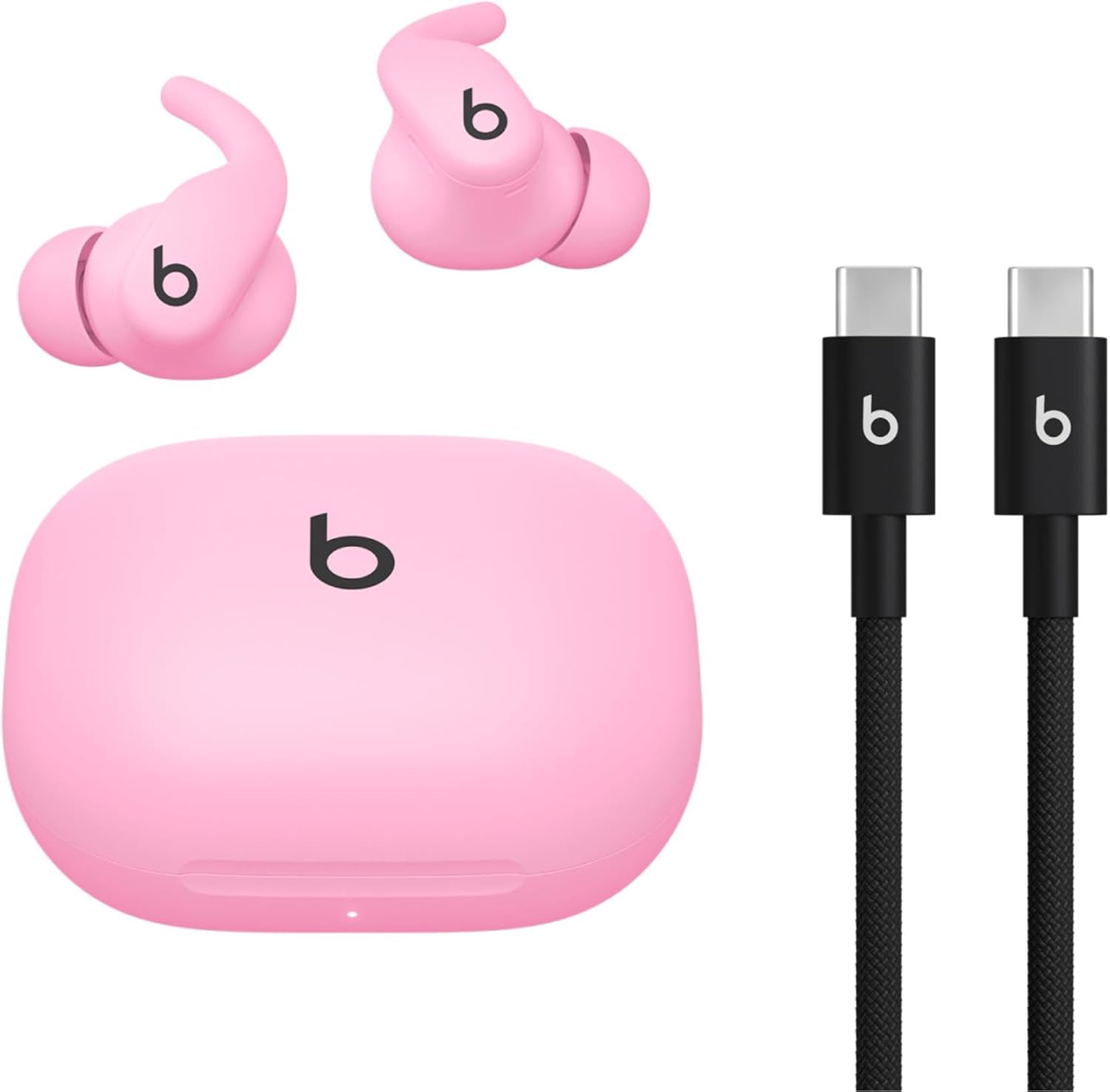 Beats - Powerbeats Fit - Wireless Noise-Cancelling Workout Earbuds with Ultimate Secure Fit, IPX4, Up to 30H of Battery Life & Charging case, Compatible with Apple & Android - Spark Orange