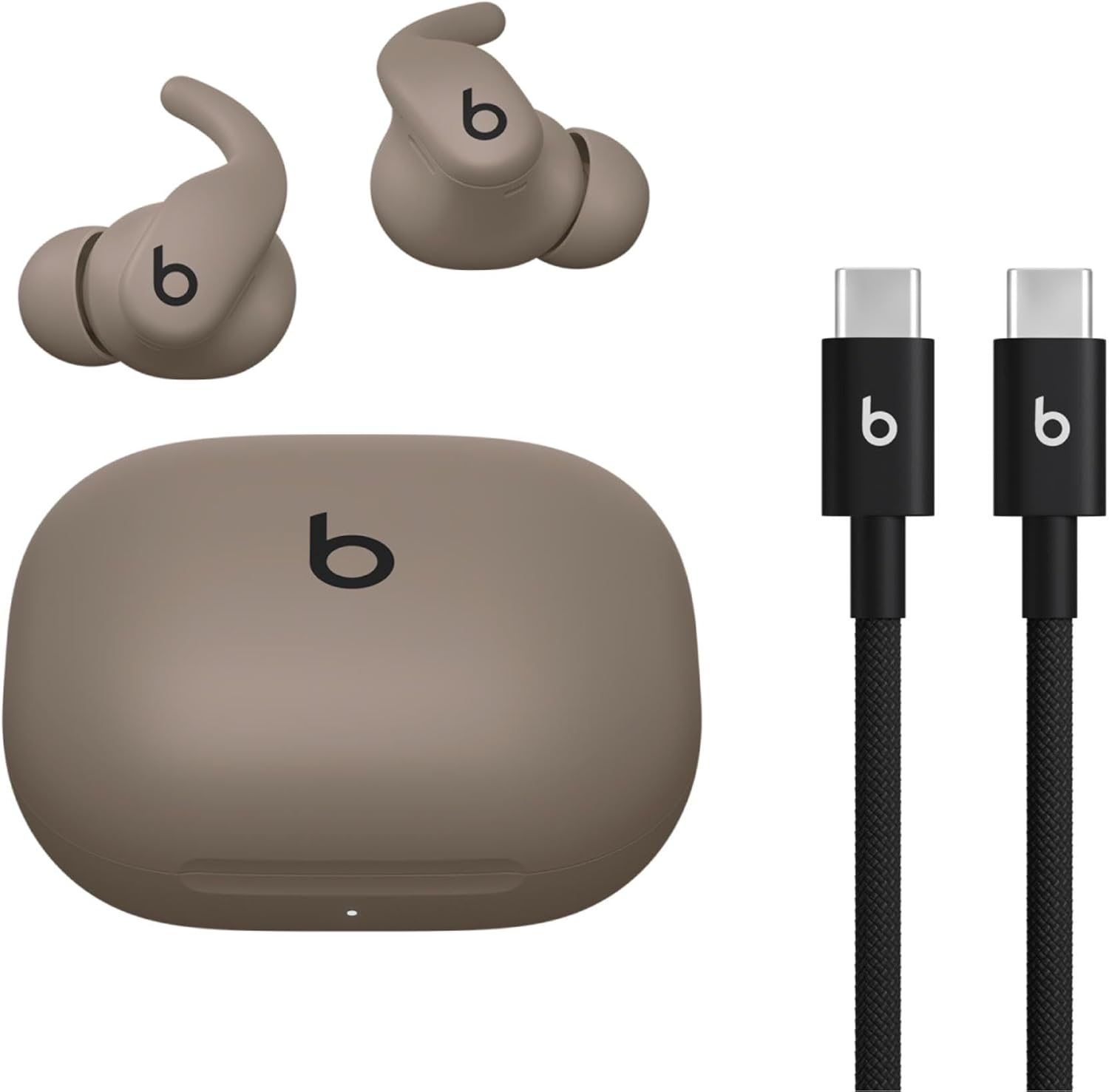 Beats - Powerbeats Fit - Wireless Noise-Cancelling Workout Earbuds with Ultimate Secure Fit, IPX4, Up to 30H of Battery Life & Charging case, Compatible with Apple & Android - Spark Orange