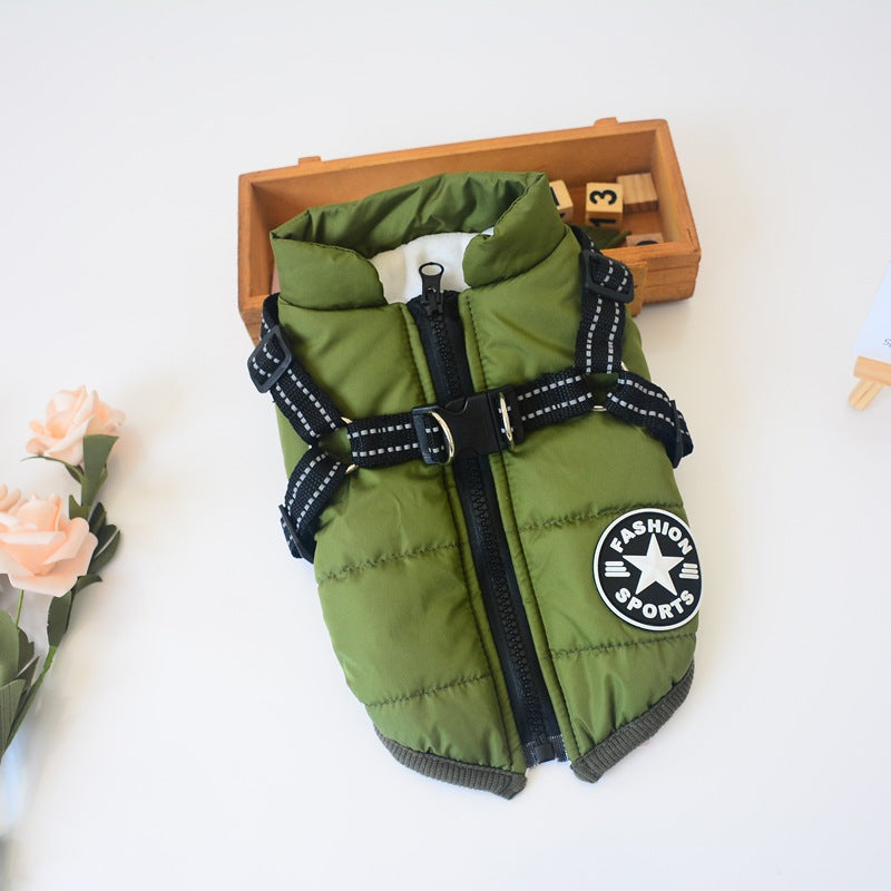New-pet-clothes-dog-vest-dog-dog-clothes-pet-one-vest-teddy-bichon-clo